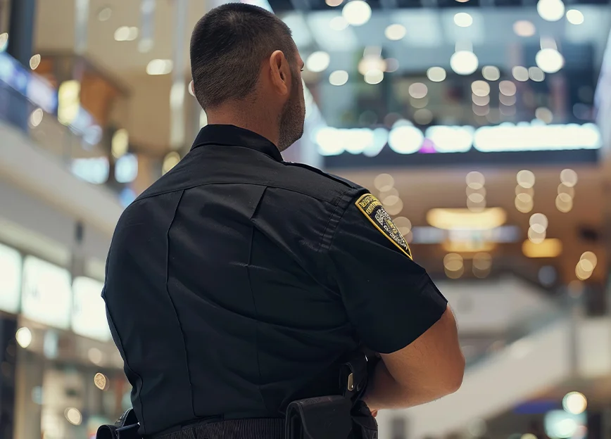 Armed Guard at a mall